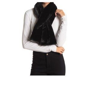 New Chocolate Brown Solid Color, Calvin Klein Faux Fur, Infinity Scarf